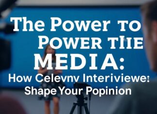 Die Macht der Medien: Wie Promi-Interviews die öffentliche Meinung prägen The Power of the Media: How Celebrity Interviews Shape Public Opinion