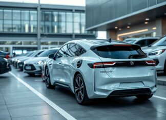 Die Zukunft der Mobilität: Elektroautos dominieren den Markt The future of mobility: Electric cars dominate the market