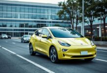 Die Zukunft der Mobilität: Elektroautos dominieren die Straßen The Future of Mobility: Electric Cars Dominate the Roads